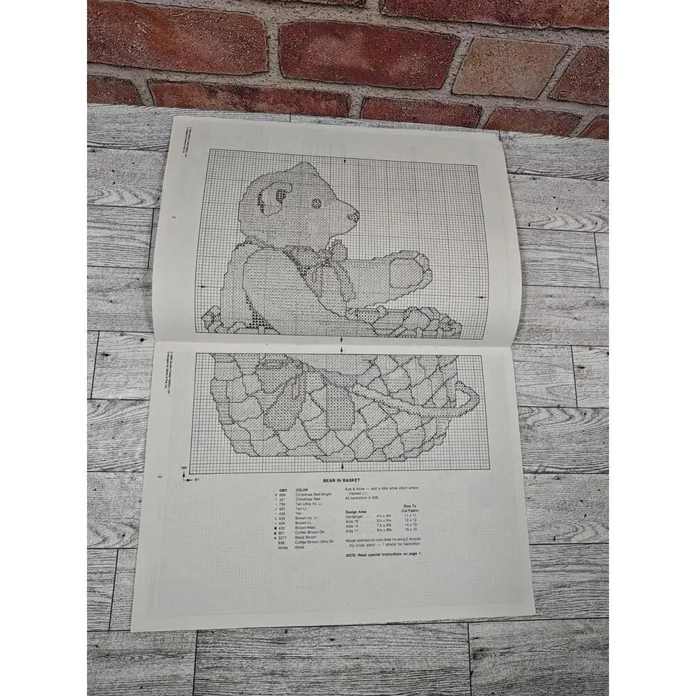 1984 Gordon Fraser Christmas Goose Cross Stitch Pattern Book #1503